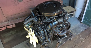Silnik z Forda Granady z 1984r. do Forda Taunusa z 1971r. Amatora